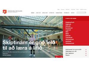 Reykjavík University's Website Screenshot