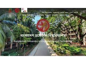 Bangladesh University of Engineering and Technology's Website Screenshot