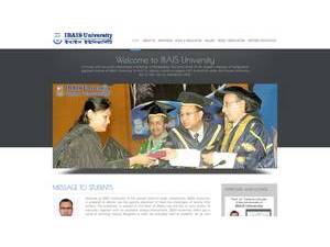 IBAIS University's Website Screenshot