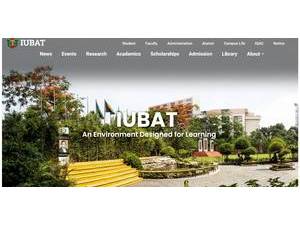 IUBAT University at iubat.edu Screenshot