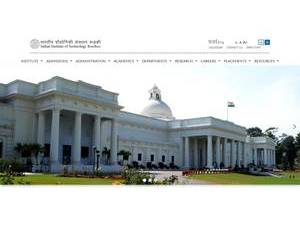 Indian Institute of Technology Roorkee's Website Screenshot