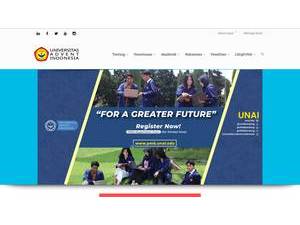 Universitas Advent Indonesia's Website Screenshot