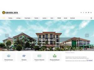 Bhayangkara University of Jakarta's Website Screenshot
