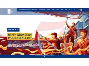 Sepuluh Nopember Institute of Technology's Website Screenshot