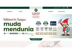 Universitas Muhammadiyah Yogyakarta's Website Screenshot