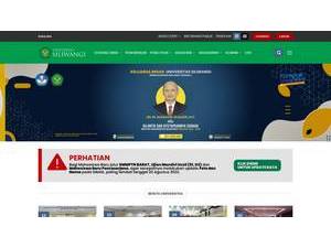 Siliwangi University's Website Screenshot