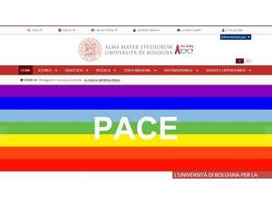 University of Bologna's Website Screenshot