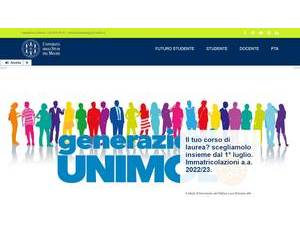 University of Molise's Website Screenshot