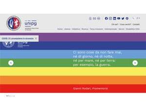 University of Perugia's Website Screenshot