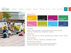 Thomas More Hogeschool's Website Screenshot