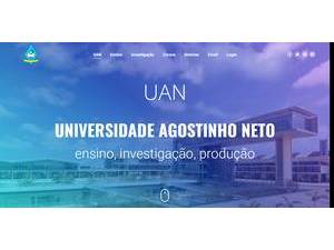Universidade Agostinho Neto's Website Screenshot