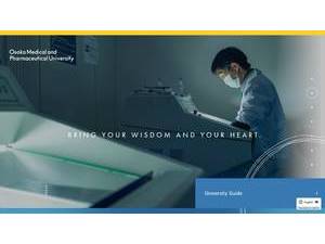 Osaka Medical and Pharmaceutical University's Website Screenshot