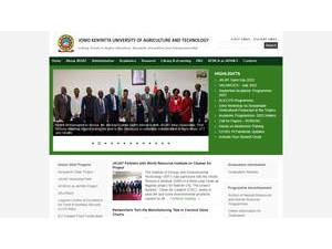 Jomo Kenyatta University of Agriculture and Technology's Website Screenshot