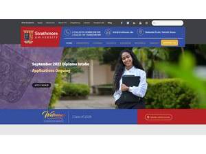 Strathmore University's Website Screenshot