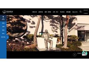 Kookmin University's Website Screenshot