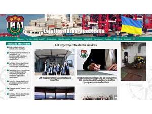 Latvian Maritime Academy's Site Screenshot