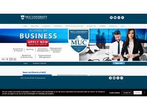 Matn University College of Technology's Website Screenshot