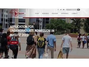 University of Botswana's Website Screenshot