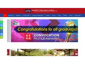 Universiti Tunku Abdul Rahman's Website Screenshot
