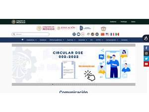 Technological Institute of Querétaro's Website Screenshot