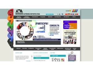 Universidad Autónoma Metropolitana's Website Screenshot