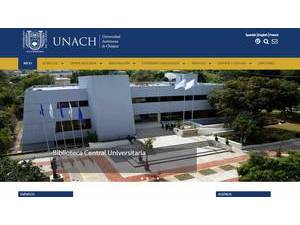 Autonomous University of Chiapas's Website Screenshot