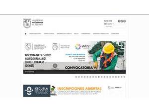 Autonomous University of Querétaro's Website Screenshot