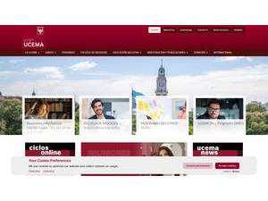 Universidad del CEMA's Website Screenshot