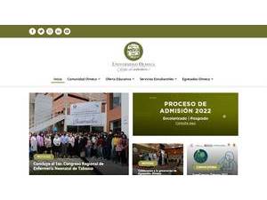 Universidad Olmeca A.C.'s Website Screenshot