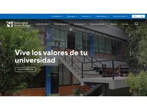 Simón Bolívar University, Mexico's Website Screenshot
