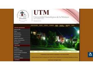 Universidad Tecnológica de la Mixteca's Website Screenshot