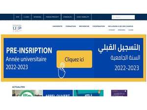 Université Hassan II de Casablanca's Website Screenshot