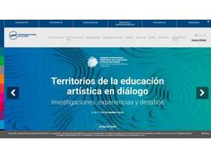 Universidad Nacional de las Artes's Website Screenshot