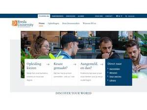 Breda University of Applied Sciences's Website Screenshot