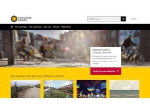 Utrecht University's Website Screenshot