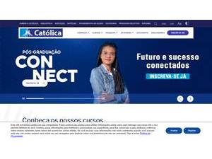 Catholic University of Brasília's Website Screenshot