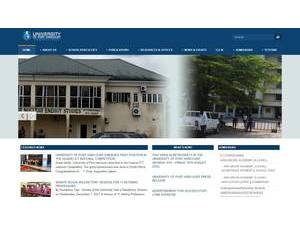 University of Port Harcourt's Website Screenshot