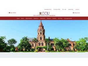 Government College University, Lahore's Website Screenshot