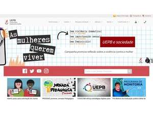 State University of Paraíba's Website Screenshot