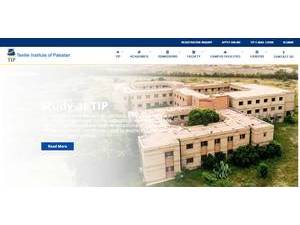 Textile Institute of Pakistan's Website Screenshot