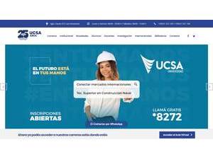 Universidad del Cono Sur de las Américas's Website Screenshot