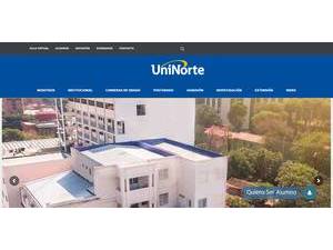 Universidad del Norte, Paraguay's Website Screenshot