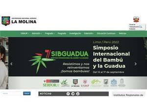 Universidad Nacional Agraria La Molina's Website Screenshot