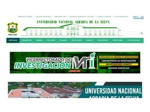 National University of Agriculture of La Selva's Website Screenshot