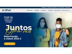 Universidad Peruana Unión's Website Screenshot
