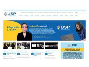 San Pedro University's Website Screenshot