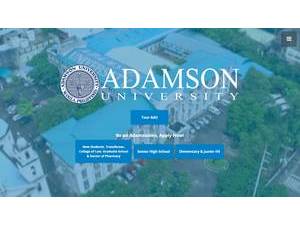 Adamson University's Website Screenshot