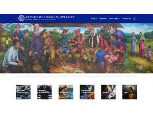 Ateneo de Davao University's Website Screenshot