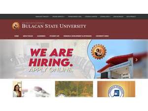 Bulacan State University's Website Screenshot
