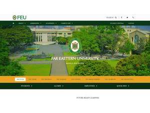 Far Eastern University's Website Screenshot